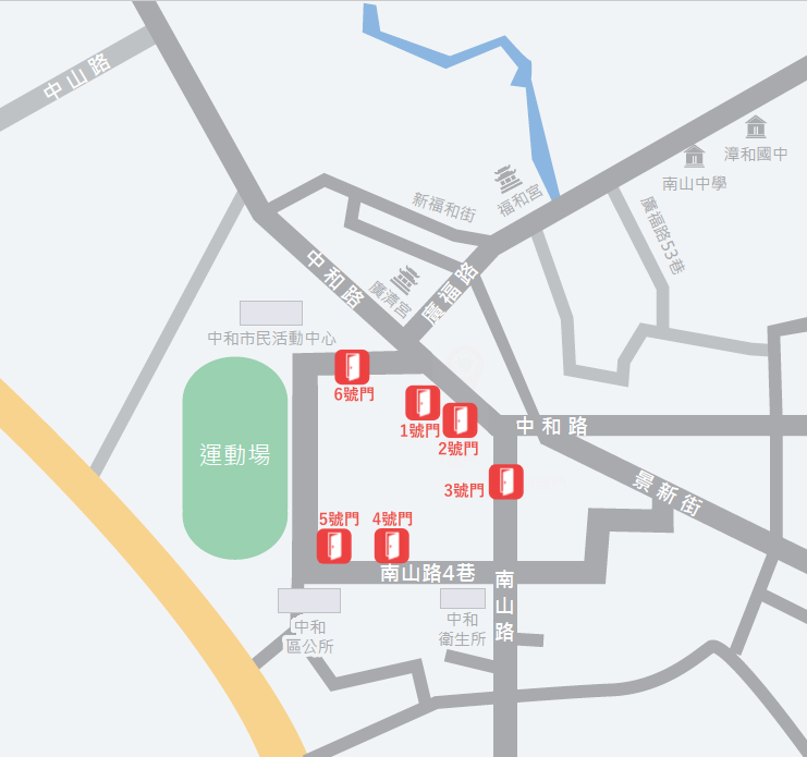 中和國小位置圖